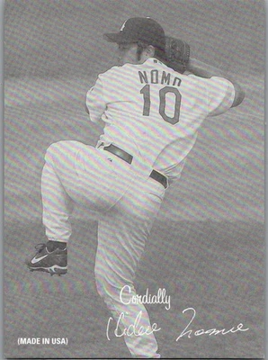 2004 Leaf - Exhibits Hideo Nomo No19 1939-46 Cordially Right /46 Dodgers - Изображение 1 из 2