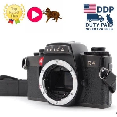 [Casi COMO NUEVA] Cámara fotográfica Leica R4 35 mm SLR cuerpo negro de JAPÓN Foto 1 de 4