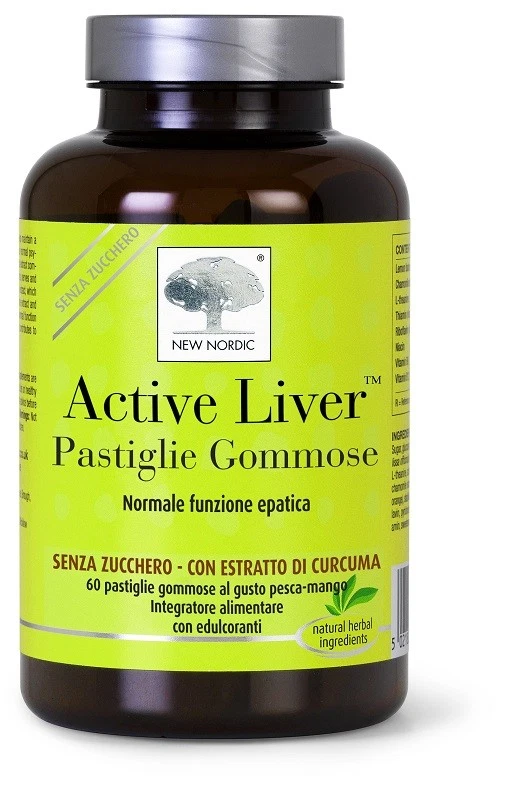Active liver 60 pastiglie gommose senza zucchero - Immagine 1 di 1