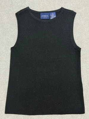 Camiseta sin mangas Liz Claiborne para mujer pequeña Lizsport Petite tejida metálica sin mangas Foto 1 de 4