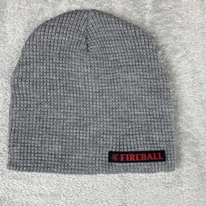 Capamerica Fireball Mens Gray Beanie Knit Winter Hat One Size - Picture 1 of 5