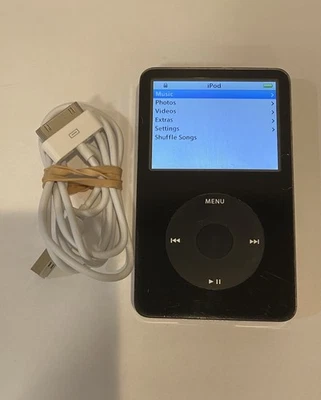 Apple iPod classic 5th Generation Enhanced Black (80 GB) Works Great - Image 1 of 4