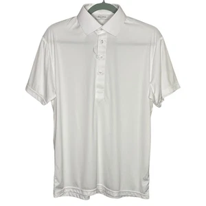 Collars & Co Poloshirt Herren S weiß Golf Preppy Stretch Kleid Kragen Büro NEU - Bild 1 von 7