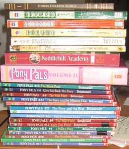 lot: PONY PALS (18 vols) and 7 other horse-themed books - Foto 1 di 4