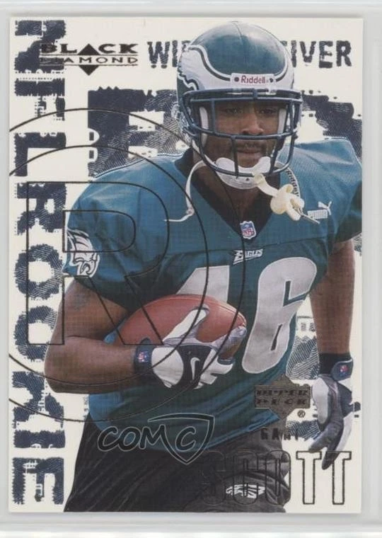 2000 Upper Deck Black Diamond NFL Rookie Gari Scott #145 Rookie RC - Image 1 of 2