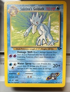 Pokemon TCG Karte Sabrina's Golduck 30/132 Gym Challenge Rare Vintage - - Bild 1 von 2