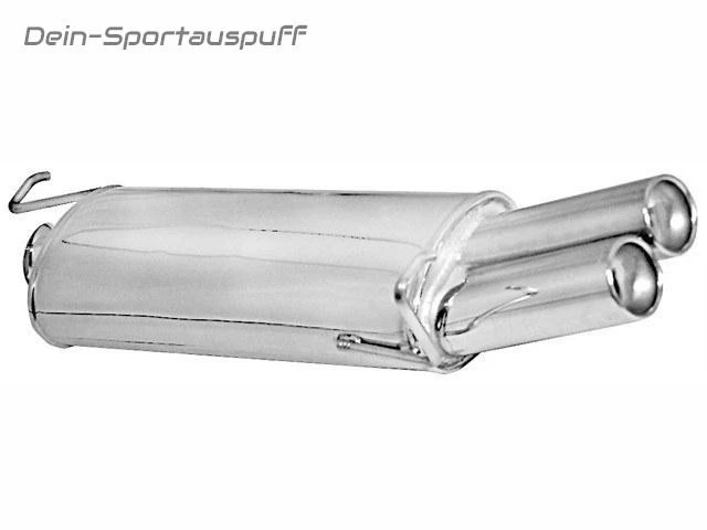 Impianto Di Scarico Ragazzon Ab Kat Audi A3 8L 1.8L 1.8T 2x80mm Rolled - Immagine 1 di 1