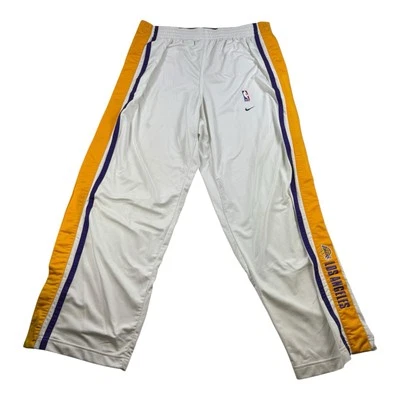 Vintage Nike Team Los Angeles Lakers Tear Away Snap Men's Warmup Pants XXL Read - Image 1 of 4