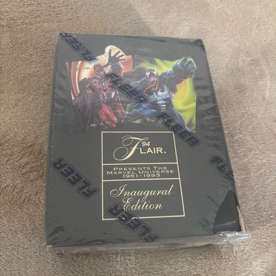 '94 Fleer Flair Marvel Universe Inaugural Edition Sealed *Damage To Corners* - Image 1 of 4