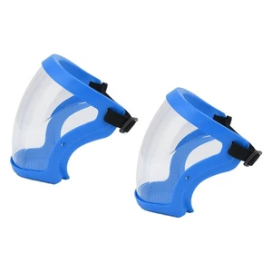 (Child Blue White) Protective Face Shield 2pcs Anti-fog Dust Proof - Picture 1 of 24
