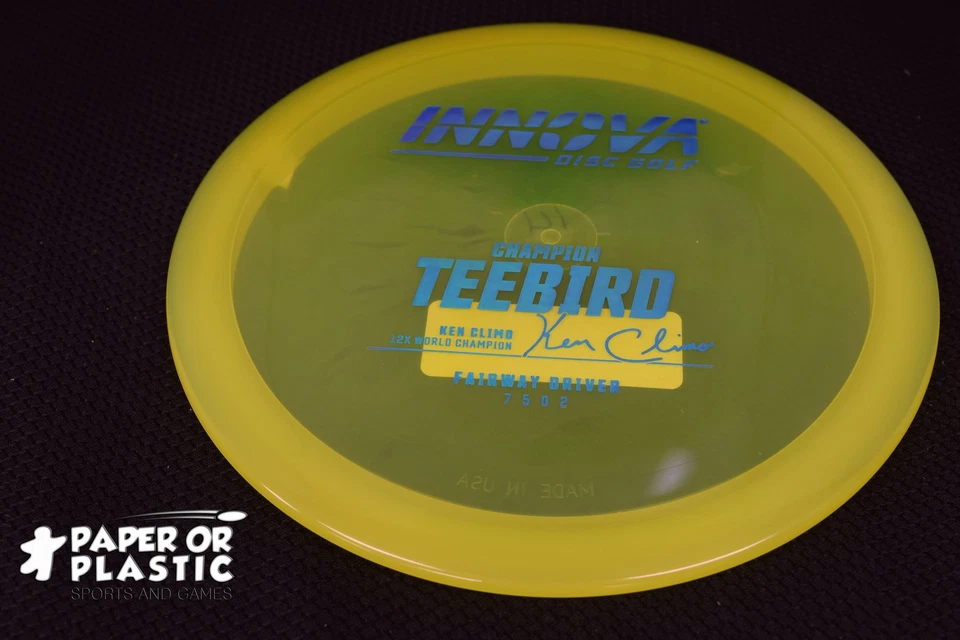 Innova Champion TEEBIRD Disc Golf 171 G Fairway Driver Yellow NEW Turquoise - Image 1 of 1