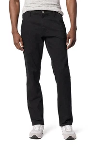 Pantalones chinos híbridos de ajuste atlético Levi Strauss Signature para hombre, negro azabache, 28X30 - Imagen 1 de 12