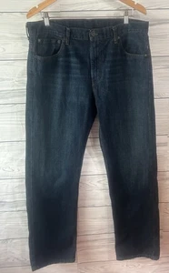 Jeans Levi’s para hombre 34 x 34 569 relajado recto suelto lavado oscuro j102 - Imagen 1 de 5