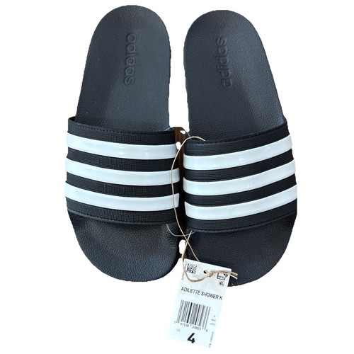 Sandali adidas Adilette da doccia slides unisex taglia US 4 bianco e nero