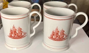 Wedgwood Flying Cloud Rust Tankard Red Jacket 1853 Georgetown Collection England - Picture 1 of 7