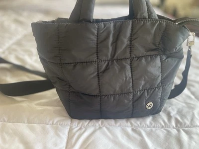 Trendy! WESTBRONCO Puffer Bag Quilted Crossbody Bags Puffy Medium, Black EUC - Image 1 of 4