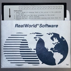 Vintage 5.25” Floppy Drive Cleaning Diskette Made In Taiwan - Picture 1 of 3