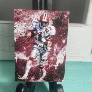 Deion Sanders 2014 Topps Fire HOF #23 Atlanta Falcons Football Card - Picture 1 of 8