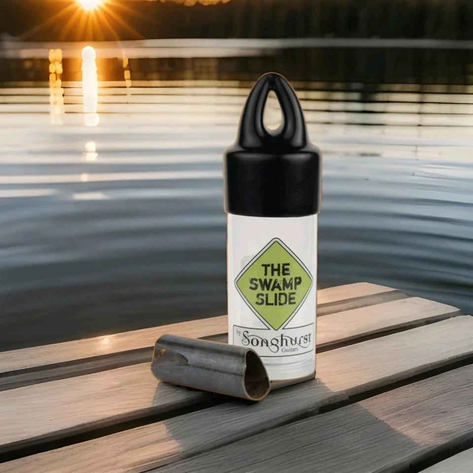 The Rock Slide - The Swamp Slide - Latón envejecido - Mediano - Diapositiva para guitarra Foto 1 de 1