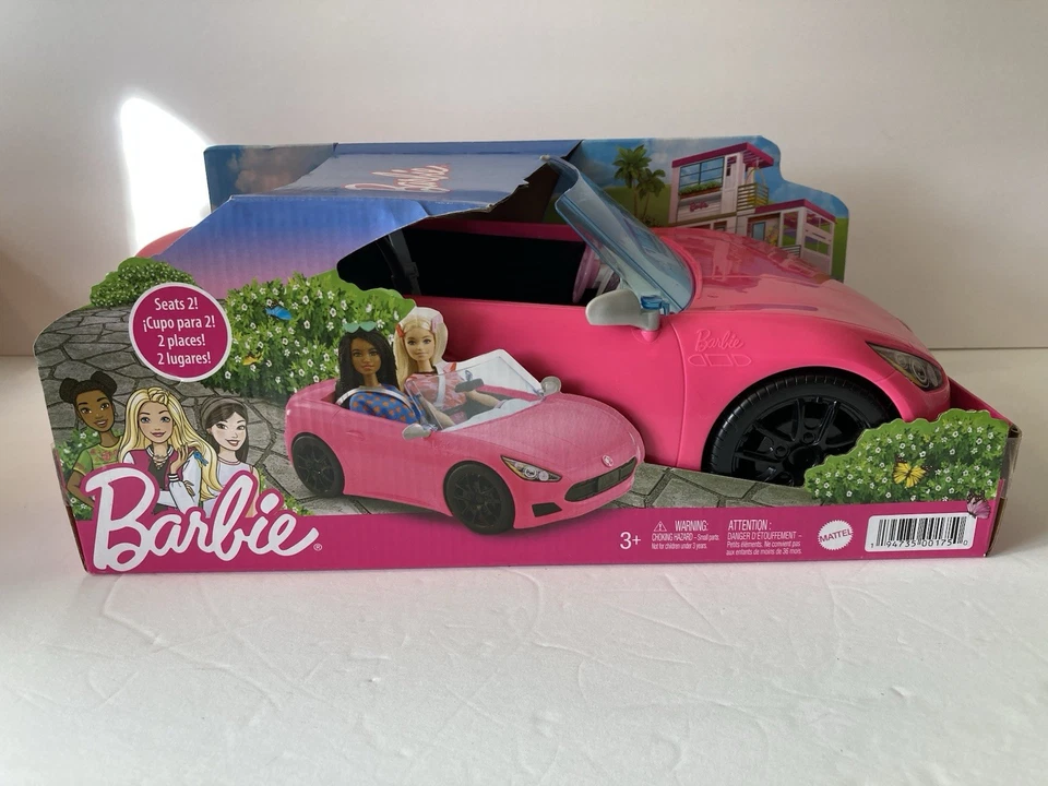 Mattel Barbie Car 2 Seater Convertible Pink Cruiser HBT92