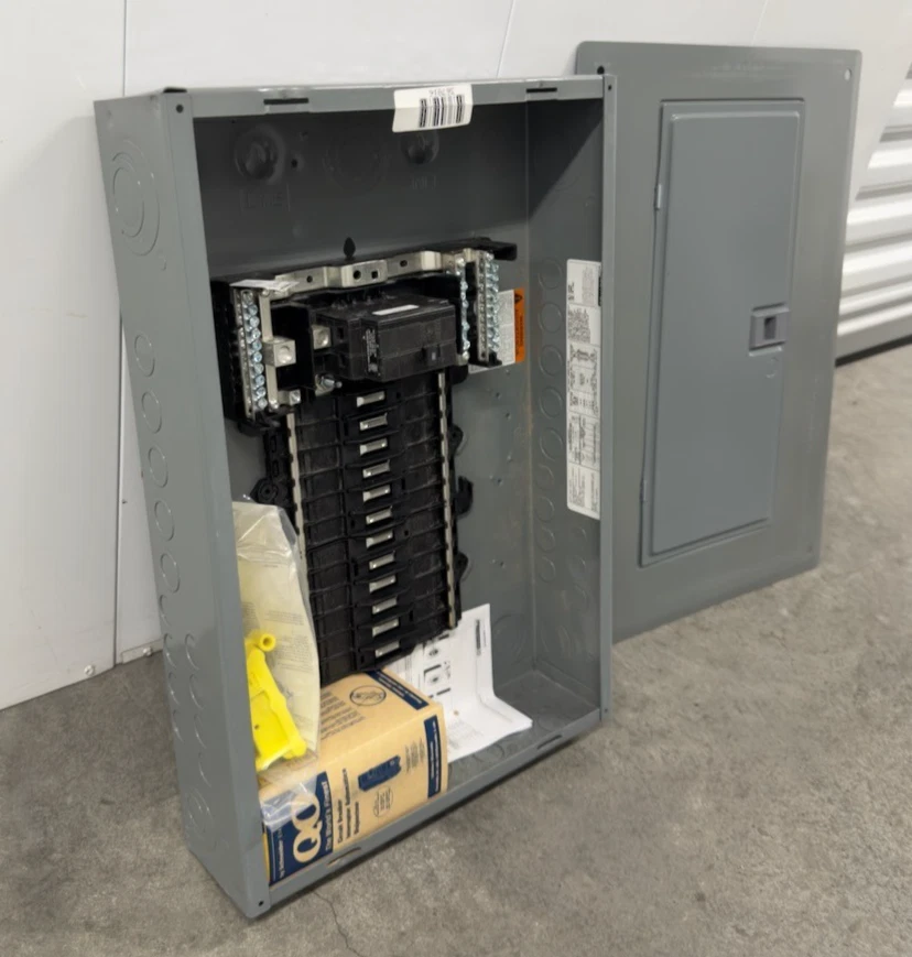 Square D QO 100 Amp 24-Spaces 24 Circuit Indoor Main Breaker Panel BRAND NEW