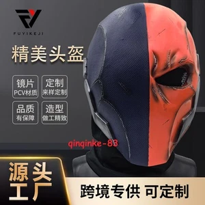 Deathstroke Mask Cosplay Helmet Terminator Props Wearable Resin Art Gifts 17CM - Picture 1 of 9
