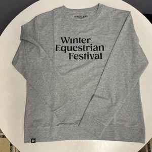 Kingsland WEF Winter equestrian festival men’s  sweatshirt  Large Wellington FL - Picture 1 of 8