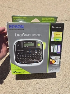 Epson LabelWorks 12mm LW-300 Label Printer, TESTED, requires AAA Batteries, NOB - Picture 1 of 19