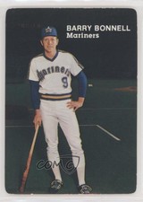 1984 Mother's Cookies Seattle Mariners Stadium Giveaway Barry Bonnell #2