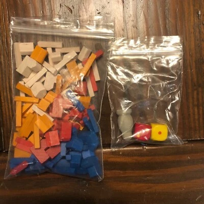 Mayfair Catan 3061 Repuesto Ciudades Carreteras Asentamientos 4 Jugadores Piezas Madera  Foto 1 de 2