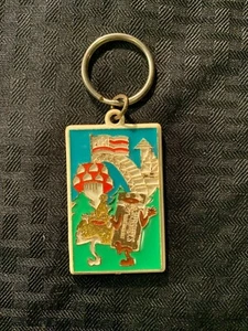 Llaveros vintage 1988 Hershey Park PA barra de chocolate y besos Hershey - Imagen 1 de 3