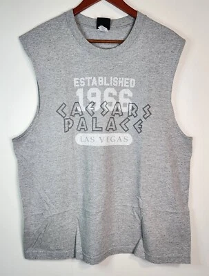 Vintage Caesars Palace Las Vegas Tank Top Men's Size XL Gray 23"×28" - Image 1 of 4