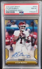 2019 Leaf Draft Kyler Murray RC Auto Gold #BA-KM1 PSA 8 Arizona Cardinals