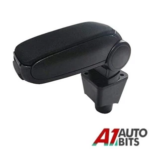 Schwarz Stoff Stoff Armlehne Mittelkonsole passend für Dacia Logan Dokker Mk1 04-13 - Bild 1 von 5