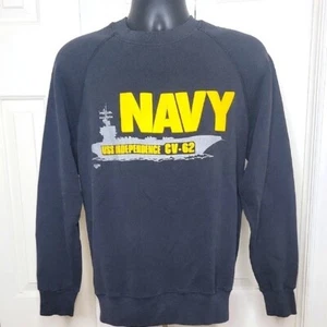 US Navy USS Independence CV-62 Santee Sweats Crewneck Sweatshirt Large - Picture 1 of 6