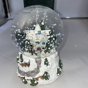 Thomas Kinkade Painter of Light Christmas Snow Globe