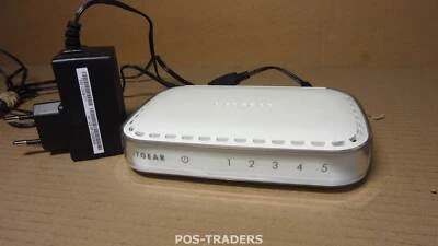 Netgear FS605 v3 Networking Computer Hub Switch LAN 5 Port 10/100 Mbps INCL PSU - Bild 1 von 3