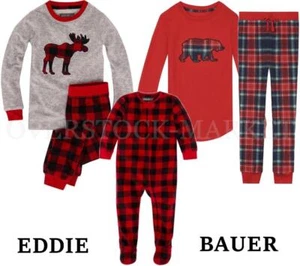 NEW! KIDS EDDIE BAUER 1 OR 2 PIECE PAJAMA LOUNGE SET! VARIETY STYLES COLOR SIZES - Picture 1 of 6