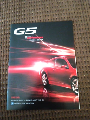 Pontiac Performance Welcome Edition - G5 - Vintage Free Shipping - Image 1 of 3