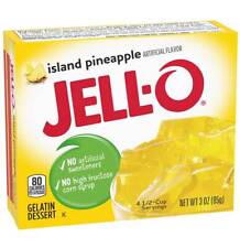 Jell-O Gelatin Dessert Island Pineapple Jello - 3 Oz - Pack of 6