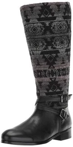Bota Trotters Liberty Fashion para mujer, negra/multi, 6,0 M EE. UU. - Imagen 1 de 1