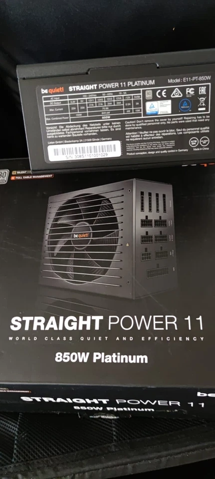 be quiet! Straight Power  11  Netzteil 850W modular 80+ Platinum OVP - Bild 1 von 1