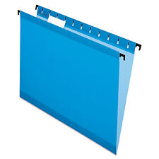 Pendaflex 615215BLU Poly Laminate Hanging Folders- Blue - Letter Size