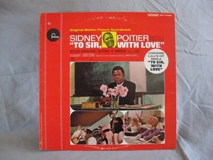 Sidney Poitier : To Sir With Love Soundtrack 1968 Rock LP Vinyl Record SRF-67569 - Picture 1 of 11