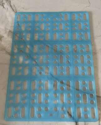 Tapete de gaiola de coelho porquinho-da-índia pequeno animal almofada de plástico tapete de assoalho para animal de estimação - Imagem 1 de 3