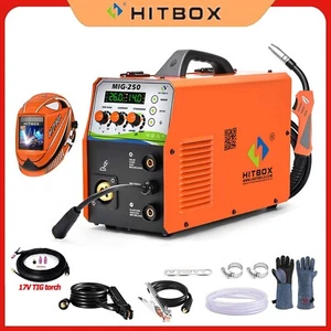 4in1 Aluminum MIG Welder Flux Cored Wire Welder TIG MMA 250A IGBT w/ Torch - Picture 1 of 24