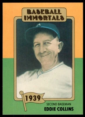 1980 SSPC HOF - 1ST PRINTING - #18 EDDIE COLLINS PHILADELPHIA ATHLETICS - Image 1 of 2