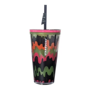Starbucks 2023 Halloween Limited Edition Drippy Wave Tumbler Grande16 fl oz - Picture 1 of 6