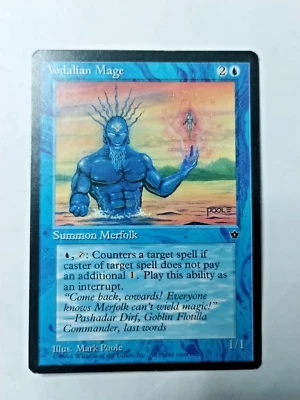 MTG Vodalian Mage Fallen Empires 30b Regular Common - Uncirculated - Image 1 of 3