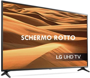LG HD Smart TV LED 55'' Ultra 4K 55UM7100PLB |SCHERMO ROTTO X PEZZI DI RICAMBIO| - Imagen 1 de 1